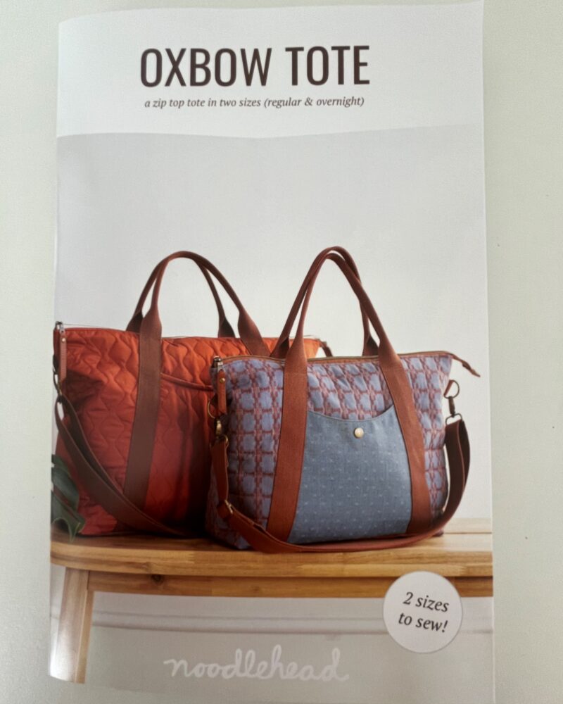 Noodlehead Taske mønster - Oxbow tote