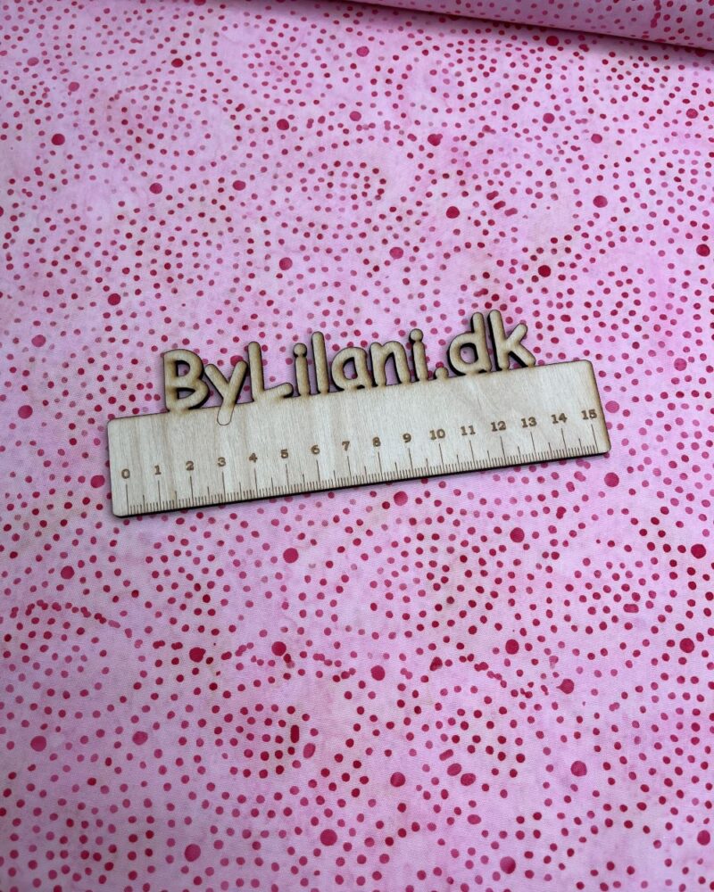 Bomuld fast - Bali Tropical Retreat. Gemse Pink