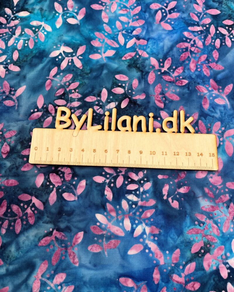 Bomuld fast - Benartex -  Bali - Vin Blue Pink