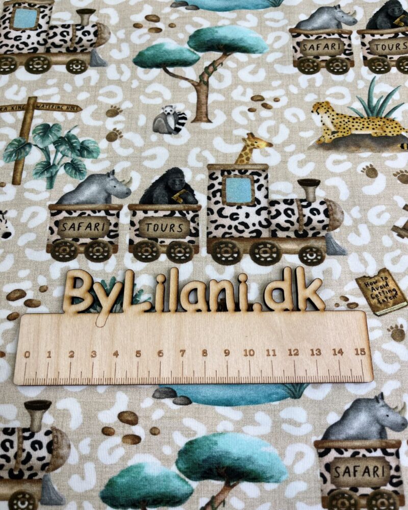 Jersey print med safari tema