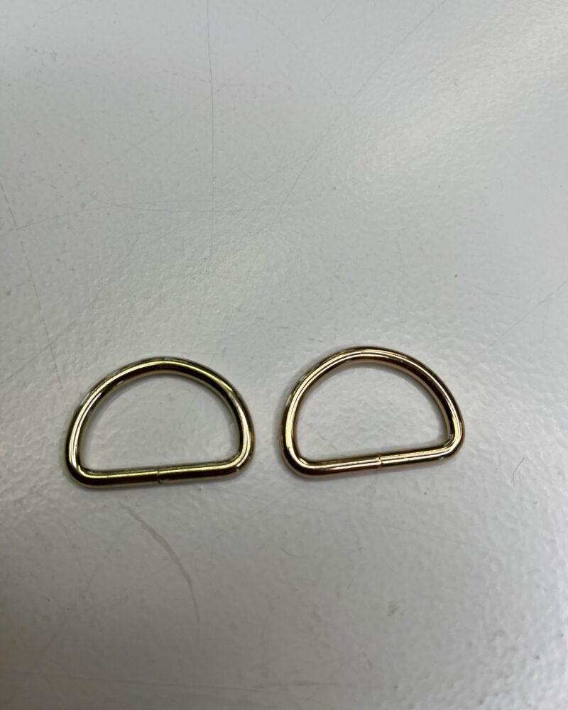 D-Ringe - 25 mm - Guld