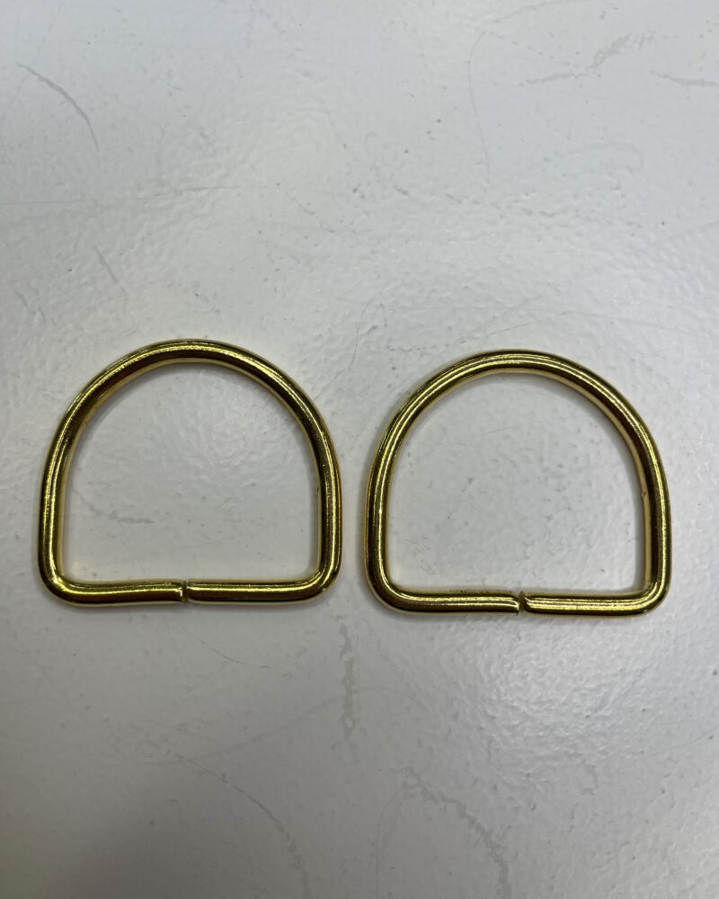 D-Ringe - 40 mm - Guld