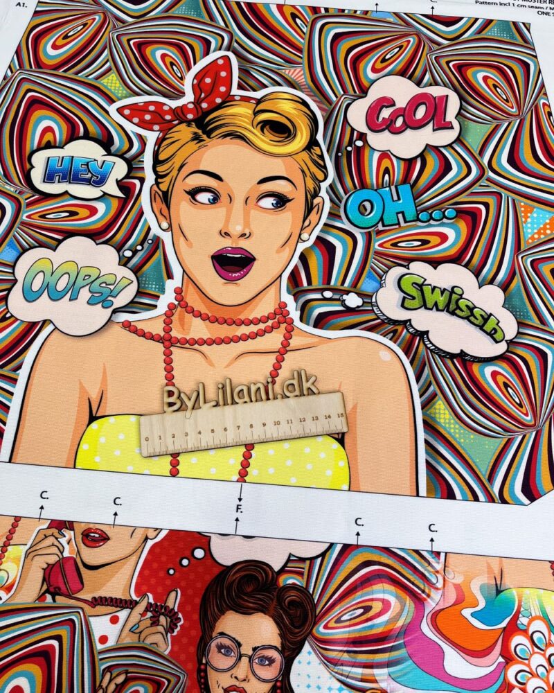 Digital panel print taske - oops