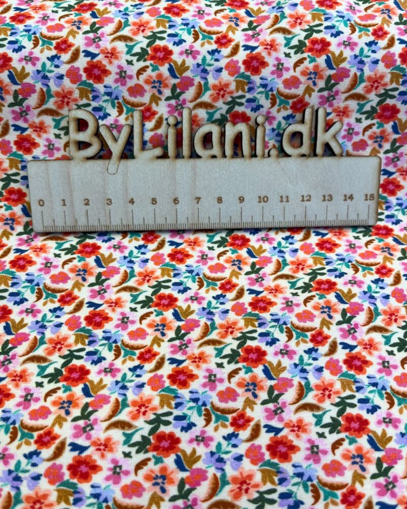 Jersey - Tryk - Søde sommerlige blomster