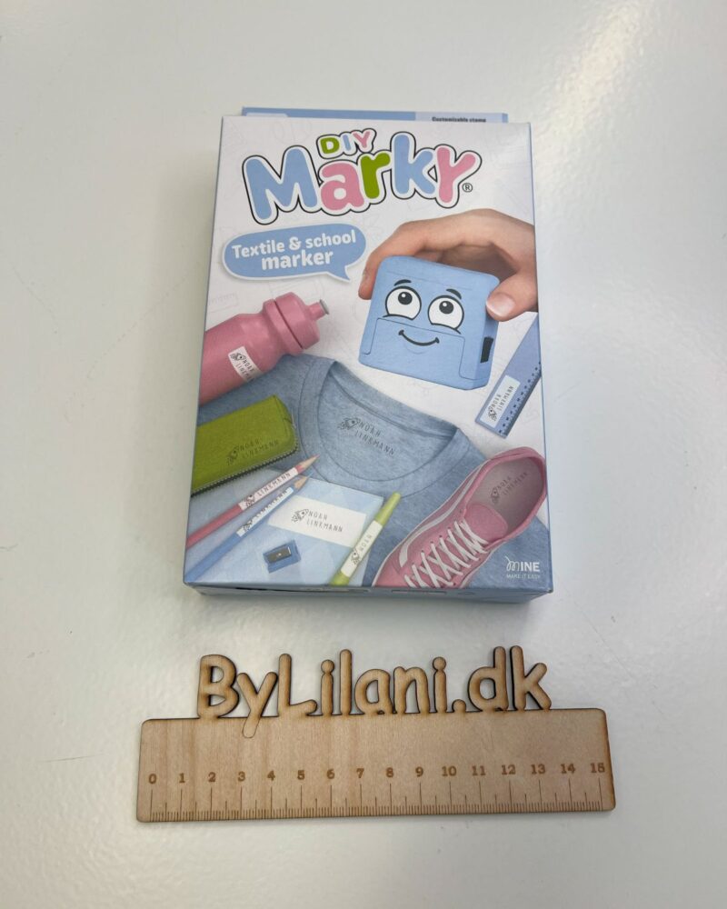 Textil Stempel - Blå