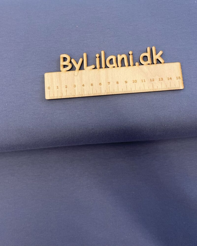 Jersey - Bambus  - Ensfarvet - Støvet Lilla