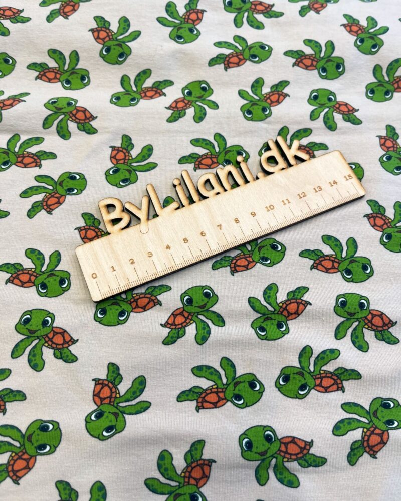 Jersey  – Stof rest - Skildpadde
