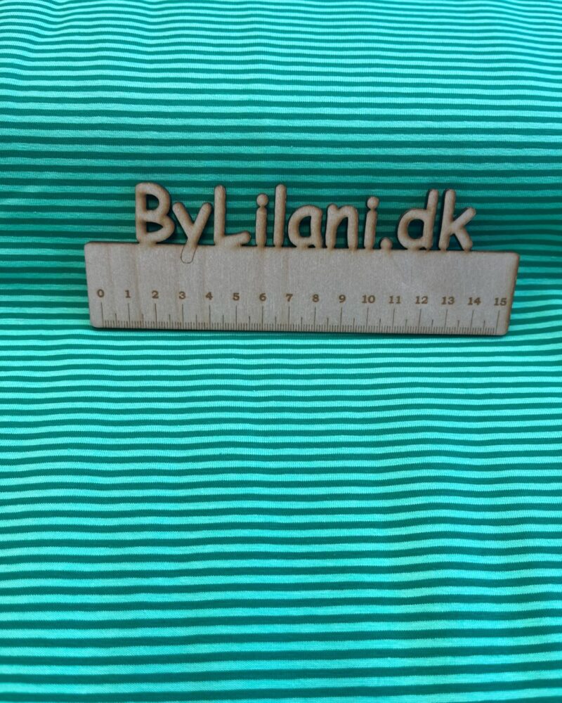 Jersey - Print - Grøn stribet