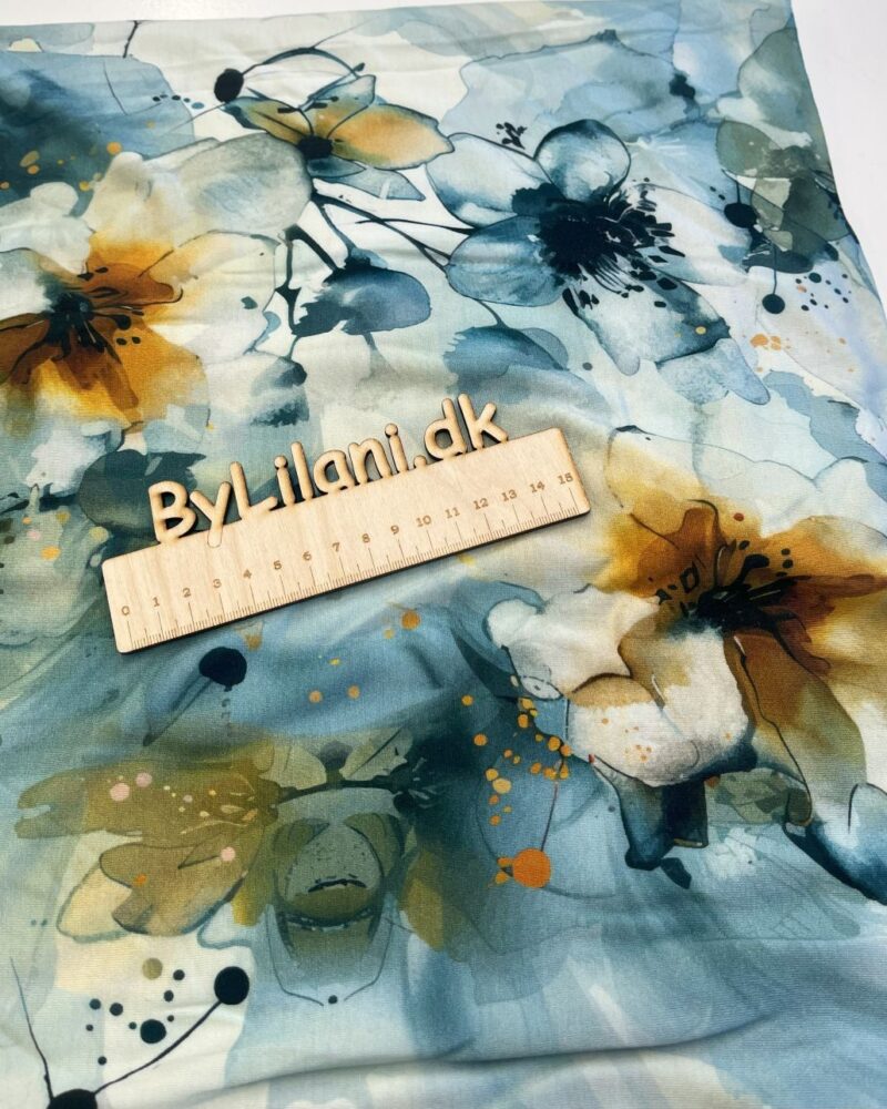 Viskose Jersey – Stof rest - Yndige blomster