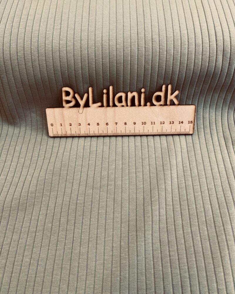 Rib Jersey - Lys Oliven Grøn