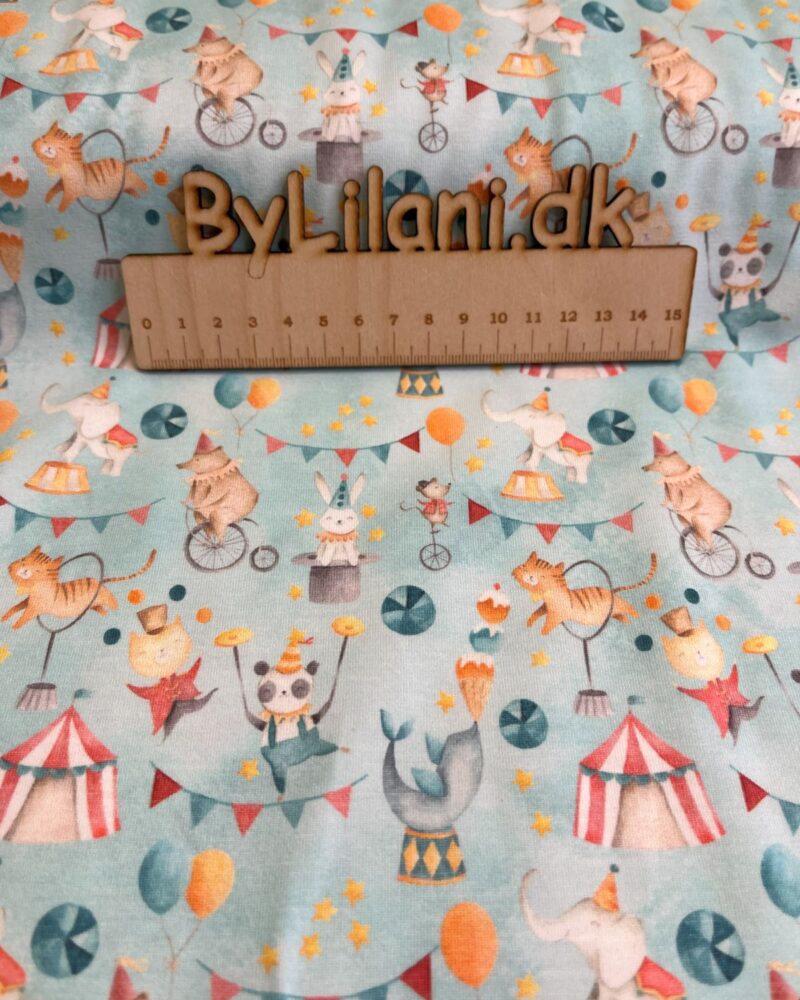 Jersey - Print - Blå cirkus