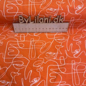 Jersey - REST - Orange stregansigter