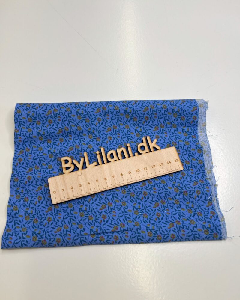 Patchwork - Rolig blålige blomster