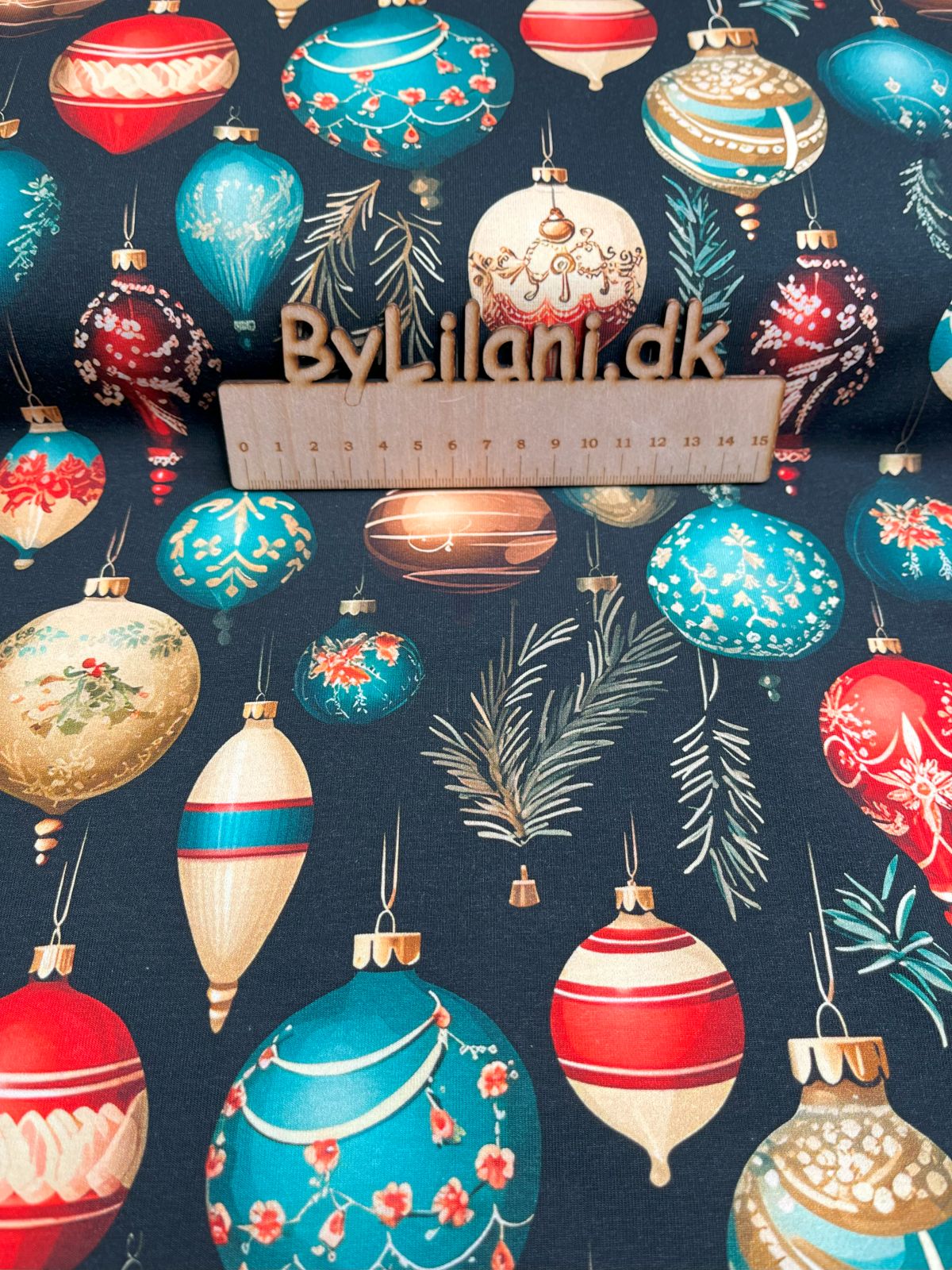 Jersey - jule print - Julekugler