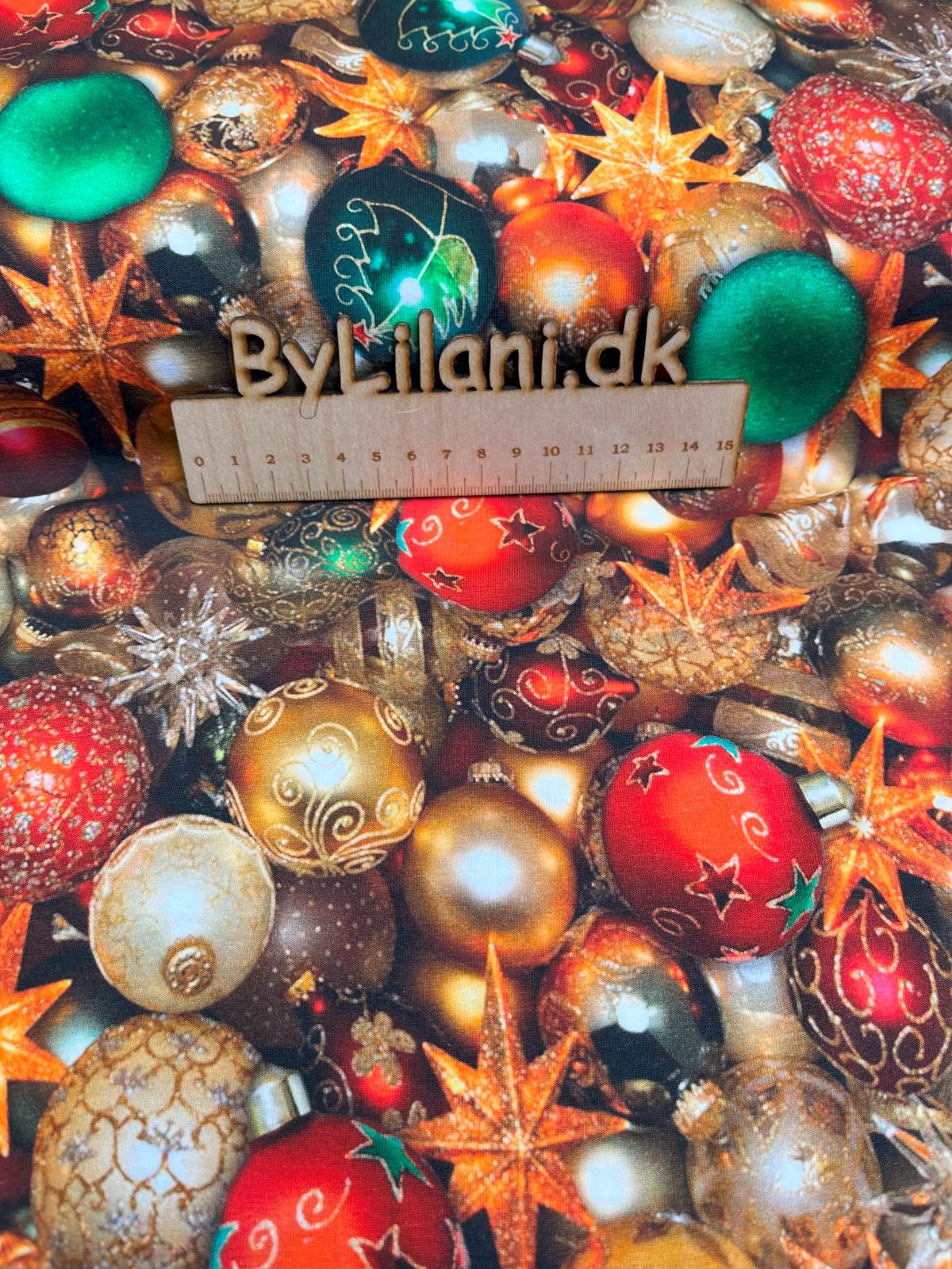 Jersey - jule print - Julekuglerne