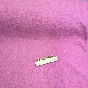 Teddy Fleece - Ensfarvet - Mørk pastel pink