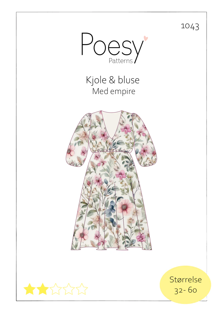 Poesy - Kjole & Bluse med Empire - Damer