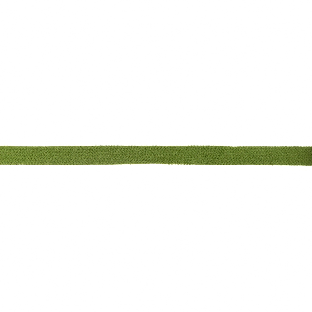Anoraksnor - Flad - Oliven grøn 17 mm